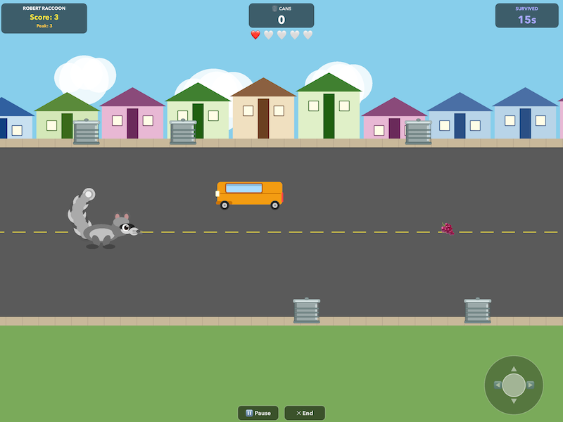 Rapid Raccoon gameplay screenshot